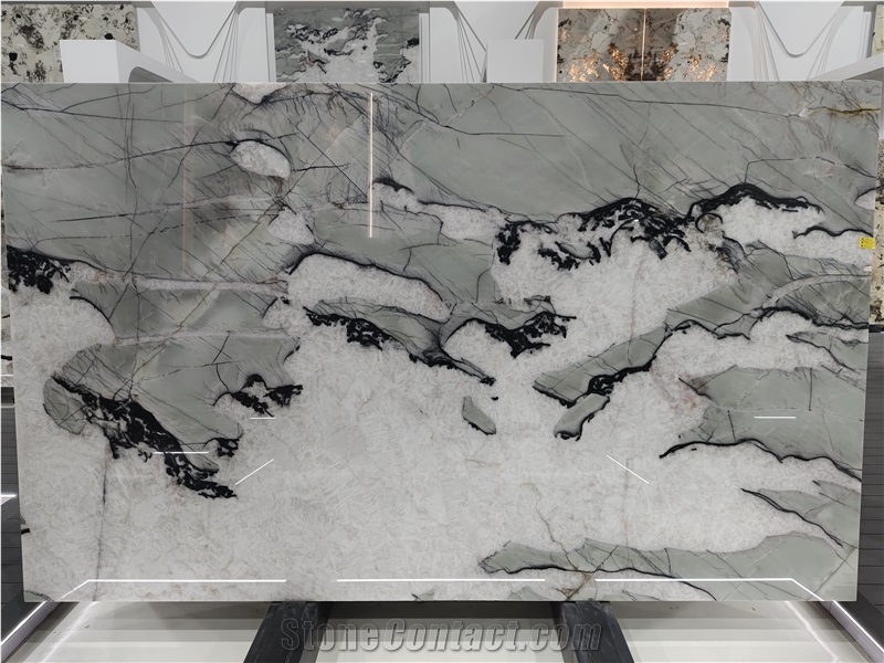 Tiffany Cristallo Quartzite Slabs