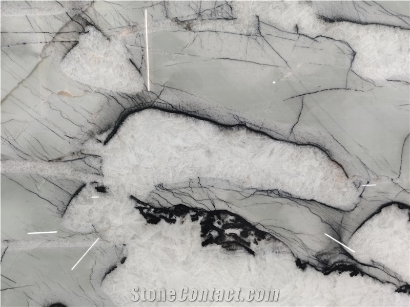 Tiffany Cristallo Quartzite Slabs