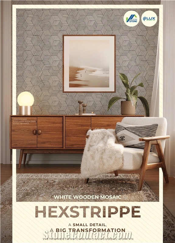 Hexstrippe Mosaic Tiles