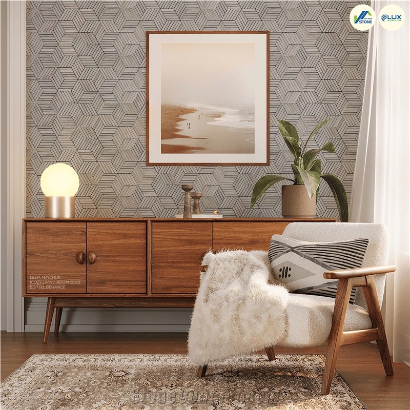Hexstrippe Mosaic Tiles