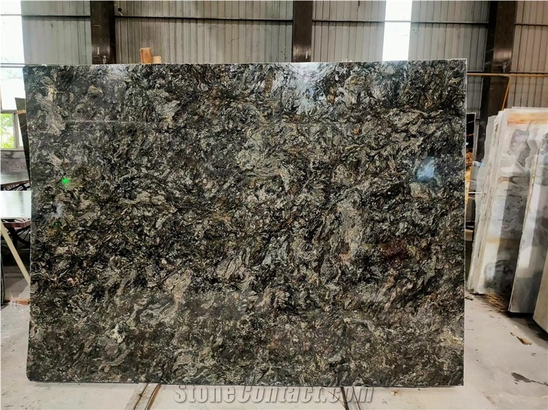 Luxury Cosmos Granite Black Slab For Wall Tiles