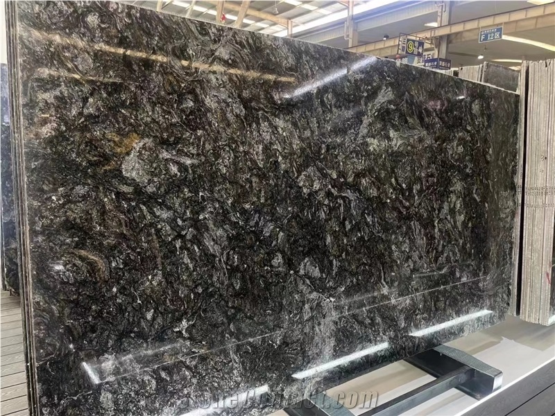 Luxury Cosmos Granite Black Slab For Wall Tiles