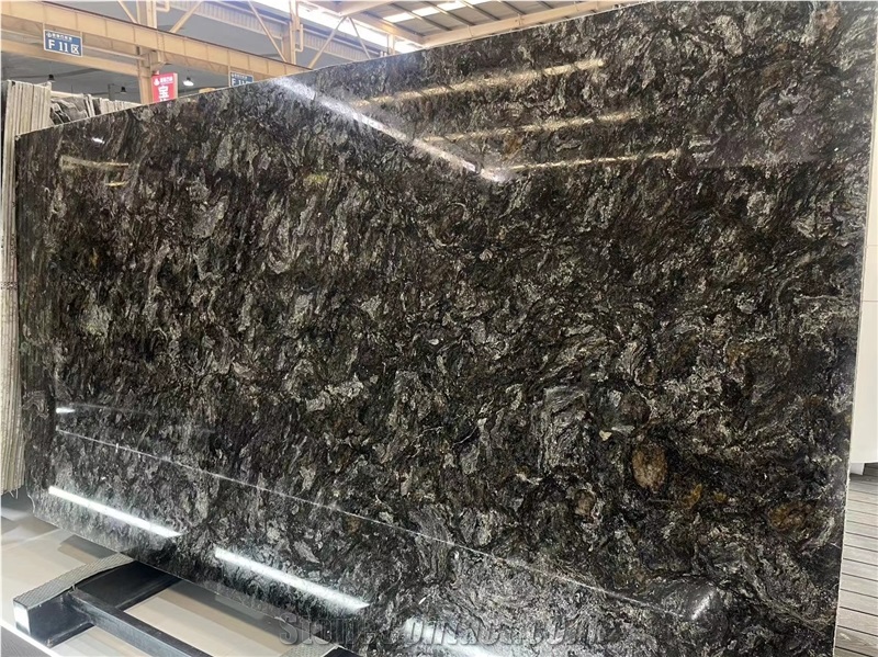 Luxury Cosmos Granite Black Slab For Wall Tiles