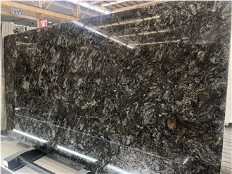 Luxury Cosmos Granite Black Slab For Wall Tiles