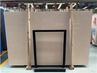 Turkey Moka Gold Limestone Slabs Polished For Wall Tiles