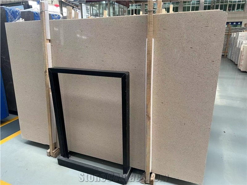 Turkey Moka Gold Limestone Slabs Polished For Wall Tiles