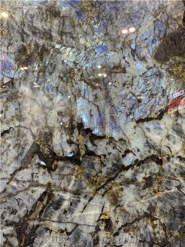 Blue Labradorite Granite Slabs Polished 2Cm