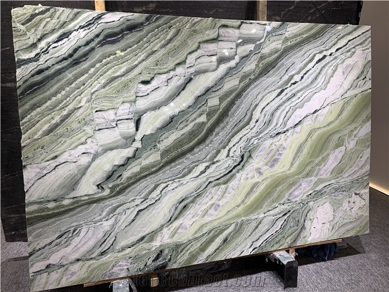Shangri La Jade Green Marble Slabs