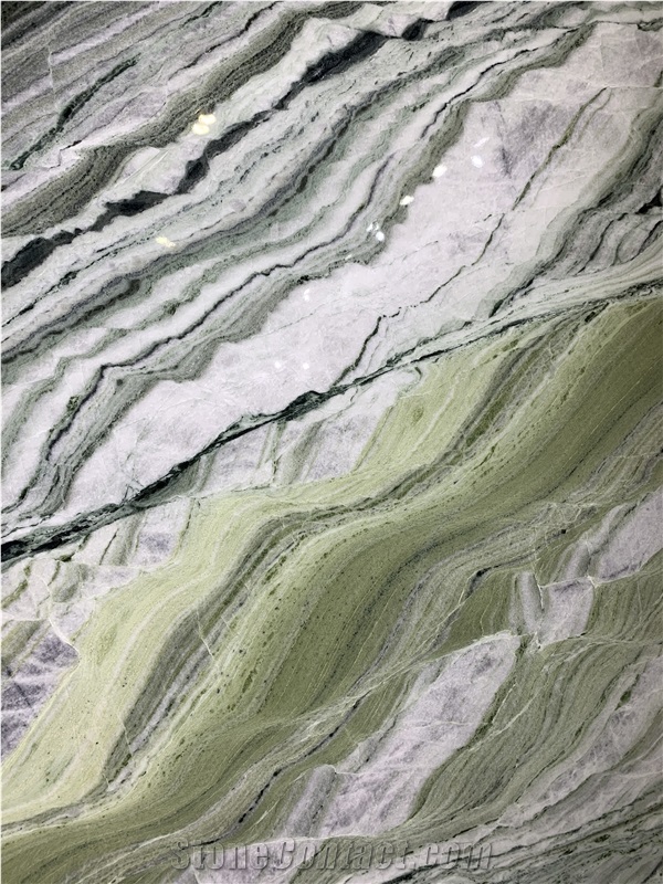 Shangri La Jade Green Marble Slabs