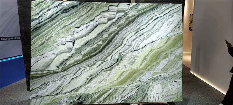 Shangri La Jade Green Marble Slabs