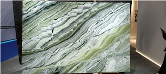 Shangri La Jade Green Marble Slabs