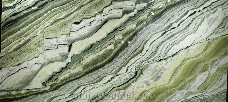 Shangri La Jade Green Marble Slabs