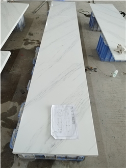 5018 Ariston White Quartz Artificial Stone Countertops