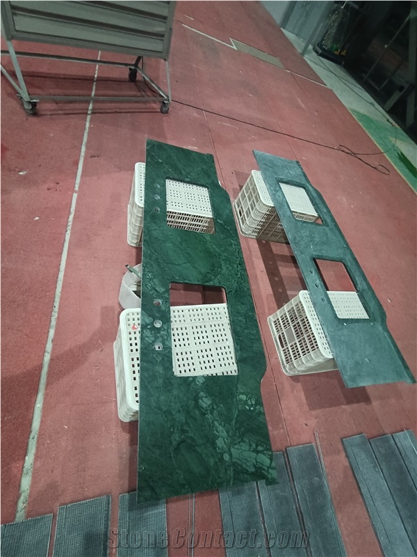 Verde Guatemala Emerald Green Marble Vanity Tops