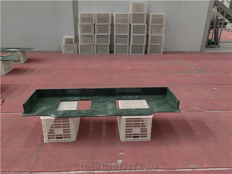 Verde Guatemala Emerald Green Marble Vanity Tops