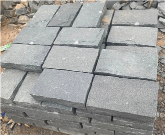 Dark Grey Granite Garden Stepping Stone Pavement