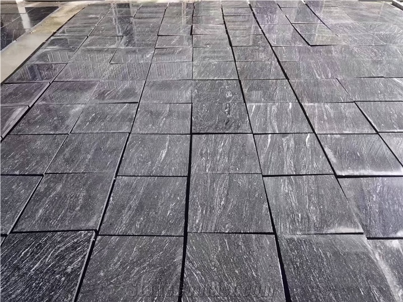 Luxury Black Granite Paving Stone
