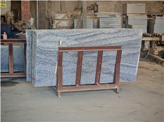 New Cloudy Black Granite Slabs