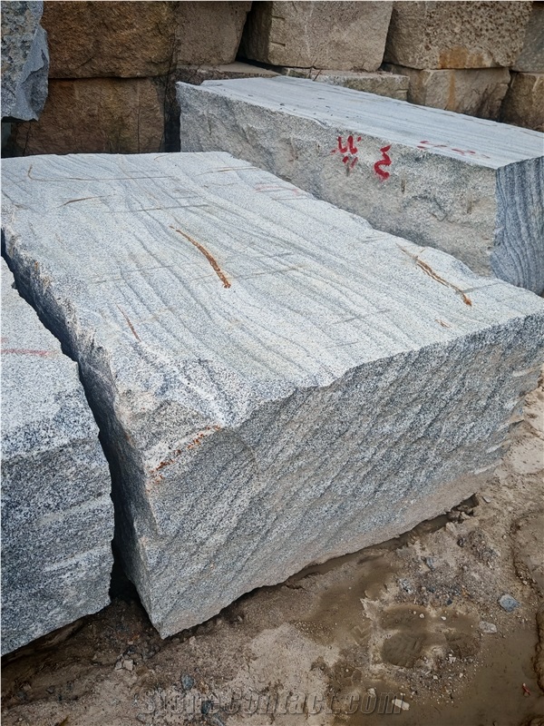 New Cloudy Black Granite Slabs