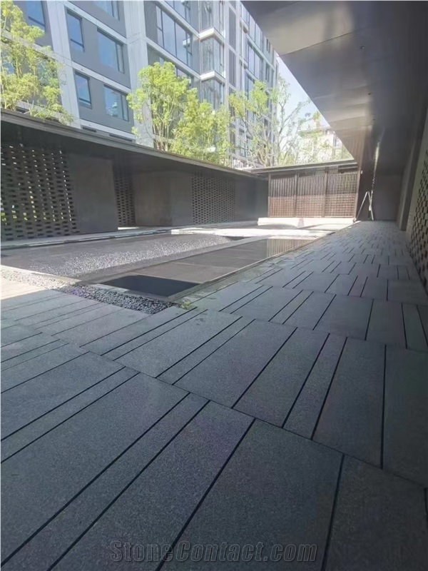 YS Black Granite Paving Stone