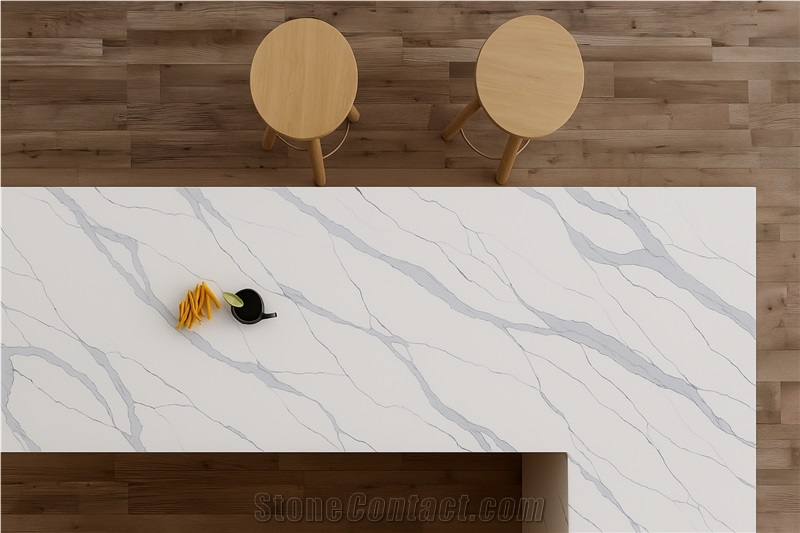 FQ 4025Calacatta Monaco Commercial Counters