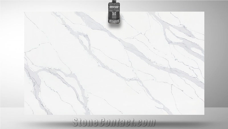 Fq 4025Calacatta Monaco  Quartz Slabs