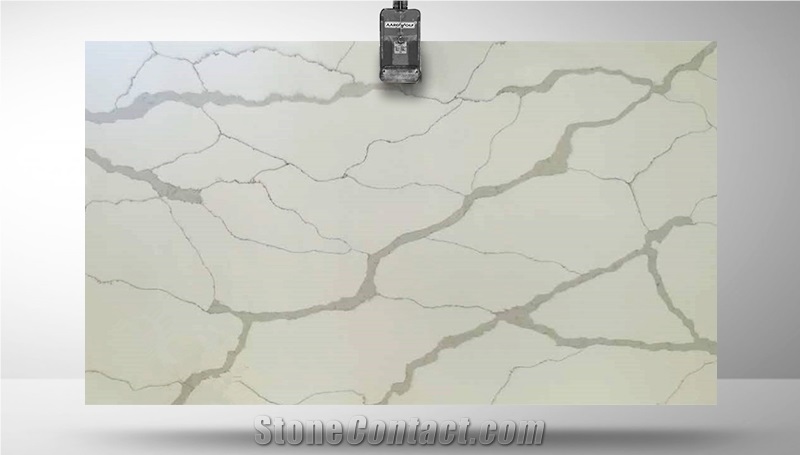 Fq046 Calacatta Quartz Slabs