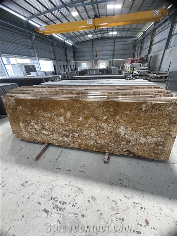 Alaska Gold Granite Slabs