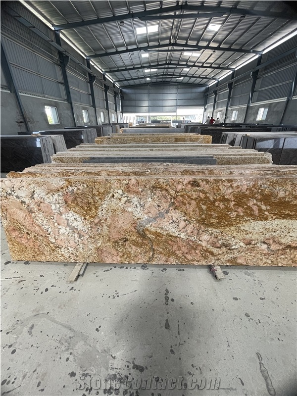 Alaska Gold Granite Slabs