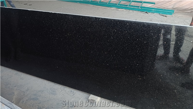 Black Galaxy Granite Slabs Polished 2Cm