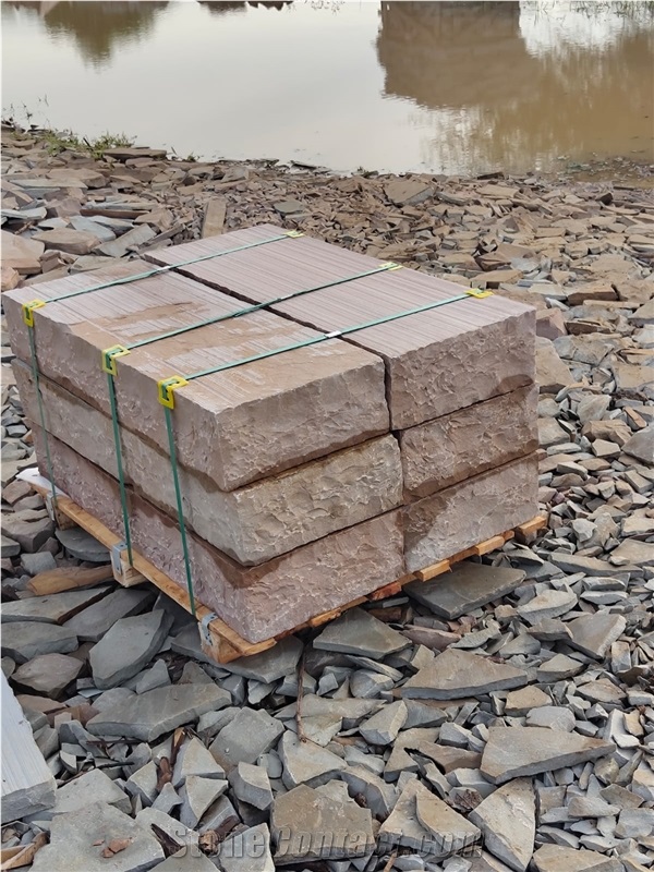 Sandstone Block Steps Garden Stairs
