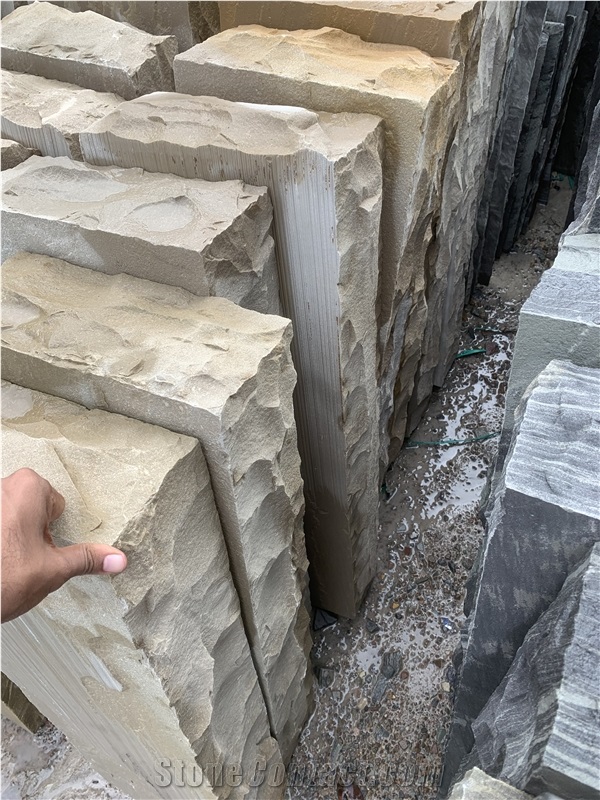 Sandstone Block Steps Garden Stairs