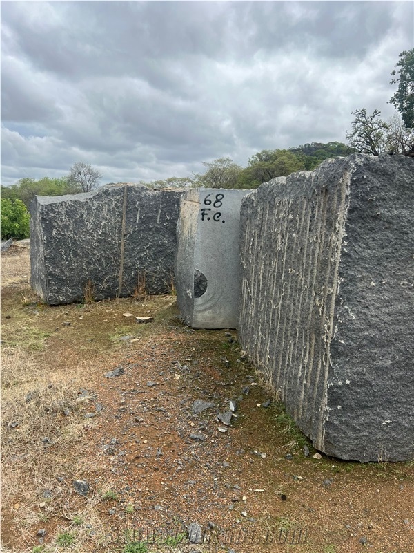 Angola Black Granite Blocks