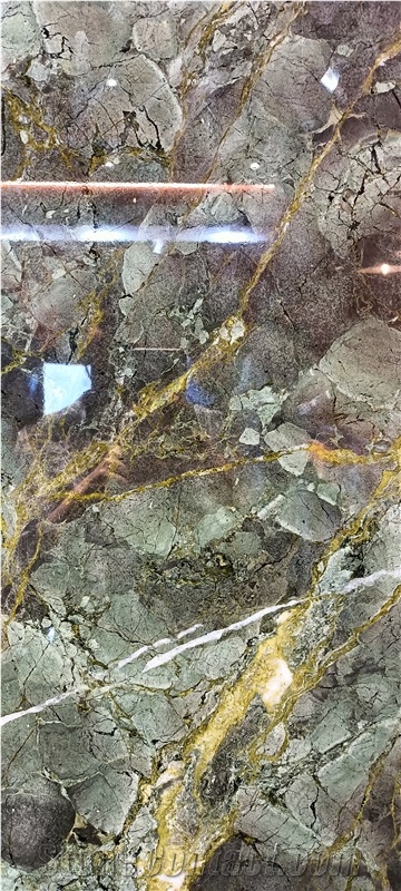 Golden Lightning Green Quartzite Slabs