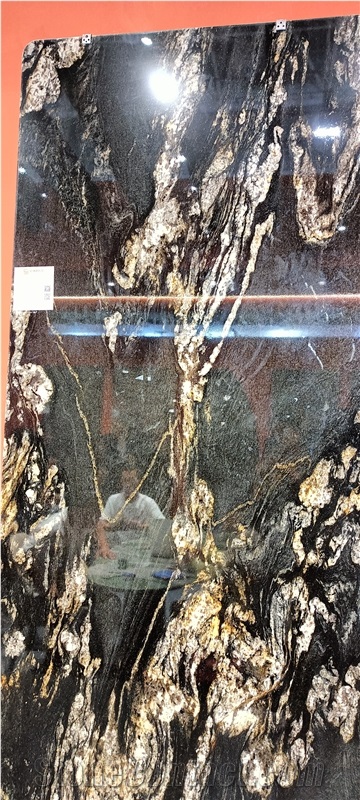 Magma Gold Granite Slabs– Exotic Brazilian Stone