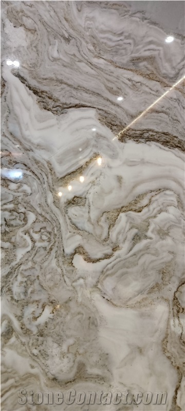 Platino Swan Marble (Avalanche Marble)  Slabs