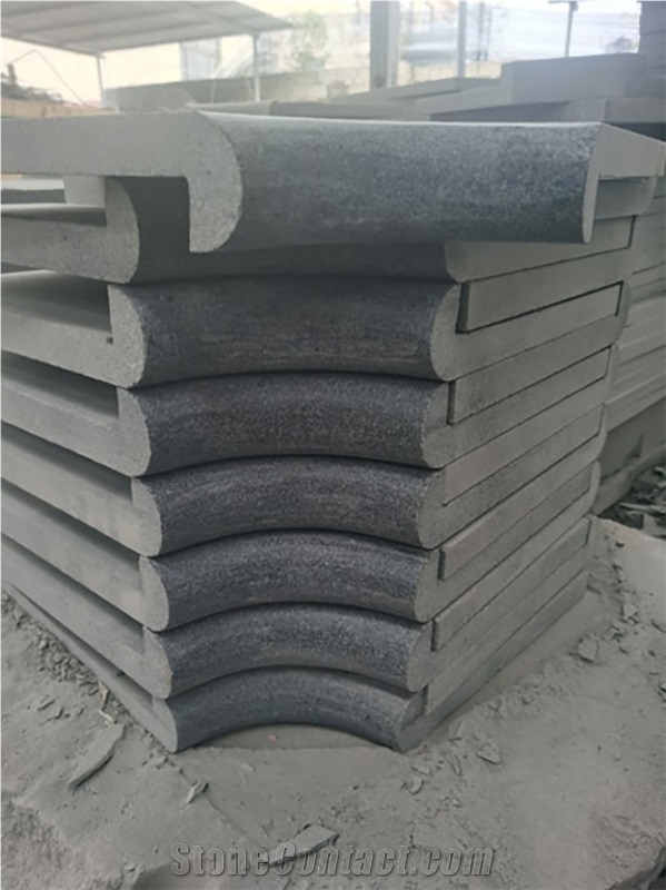 Dark Gray Granite Pool Copings