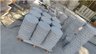 Flamed Granite Garden Round Stepping Stone