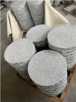 Flamed Granite Garden Round Stepping Stone
