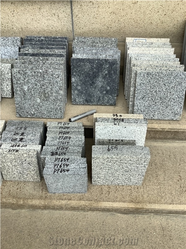 G655 Granite Flamed Tiles Superior Quality With Competitive Price