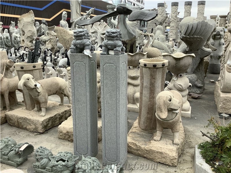 Granite Animal Sculpture For Garden Decoration