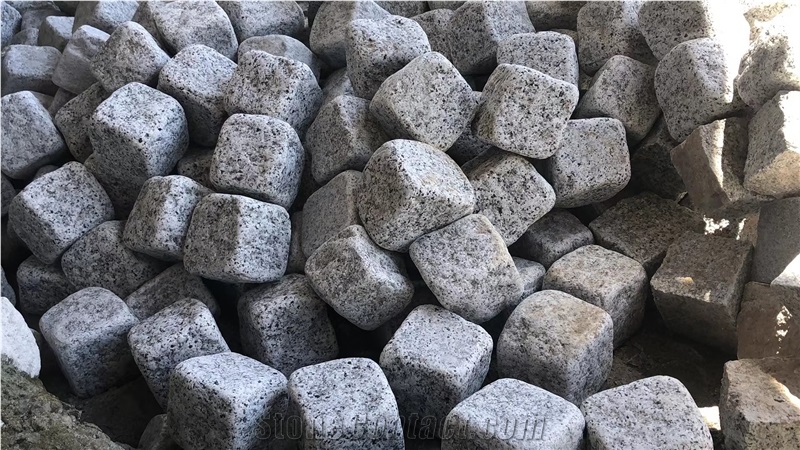 Granite  Cubes Pavers - Granite Cobble Stone