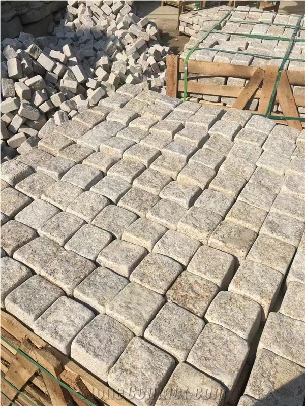 Granite  Cubes Pavers - Granite Cobble Stone