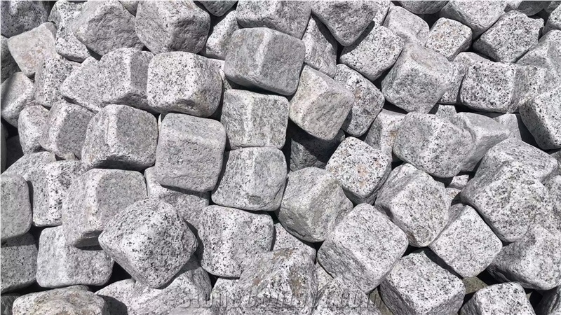 Granite  Cubes Pavers - Granite Cobble Stone