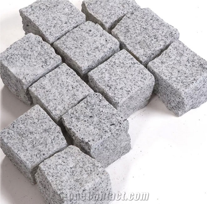 Light Grey G603 Granite Cobblestone