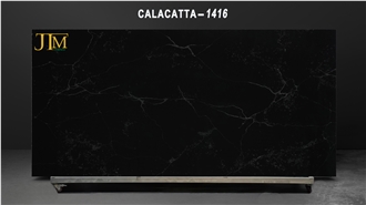 High Quality Black Quartz Slabs