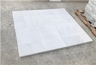 Bianco River Marble French Pattern Pavement Setts