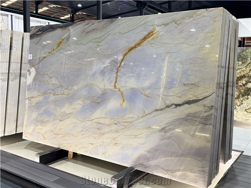 Admiral Blue Quartzite Brazilian Polished Slabs