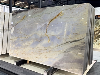 Admiral Blue Quartzite Brazilian Polished Slabs