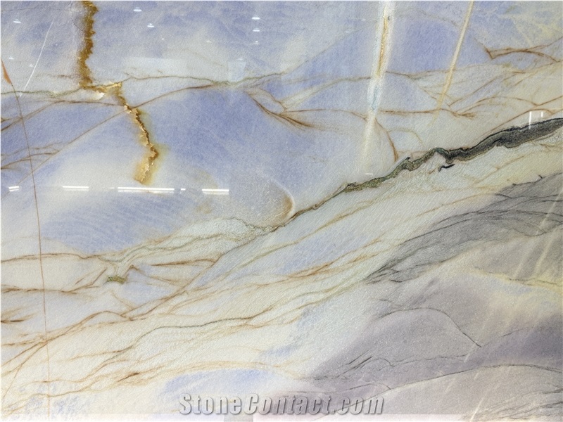 Admiral Blue Quartzite Brazilian Polished Slabs